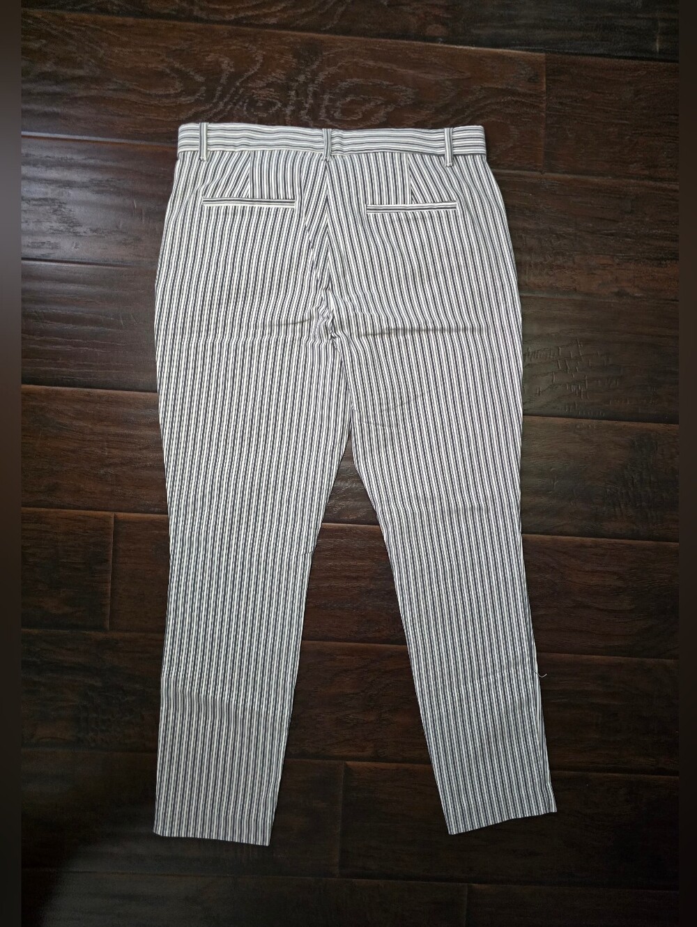 Gap Womens Signature Skinny Ankle Striped Casual Pants Size 12 - Picture 11 of 12